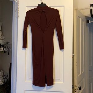 American Apparel Mockneck Body Con Dress